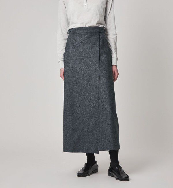 STEVEN ALAN「＜Steven Alan＞ラップ タイト スカート」|スカート|MD.GRAY