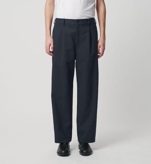 BEAUTY&YOUTH UNITED ARROWS「PROCO 1プリーツ ワイドテーパードパンツ NO.9」|チノ|