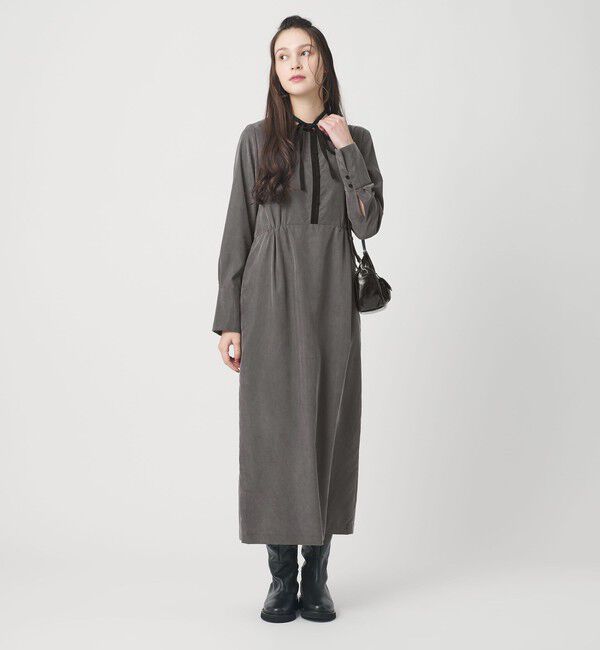 BEAUTY&YOUTH UNITED ARROWS「キュプラブレンド タイリボンワンピース」|ワンピース|