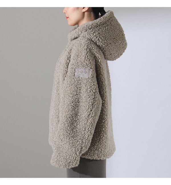 Demi-Luxe BEAMS 「【WEB限定】TATRAS / IPAMA ボア フードジャケット」|ブルゾン・スタジャン|
