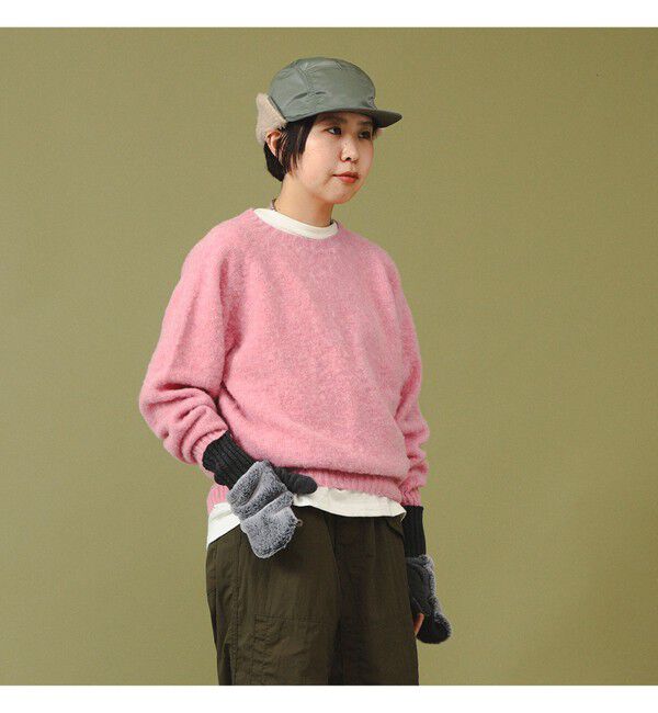 BEAMSBOY「【別注】Nor&rsquo;Easterly / シェットランド シャギー クルーネック 25FW」|ニット・セーター|