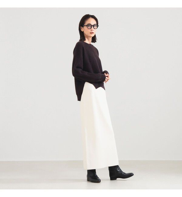 Demi-Luxe BEAMS 「【別注】BATONER / カシミヤフォックス クルーネック ニット」|ニット・セーター|