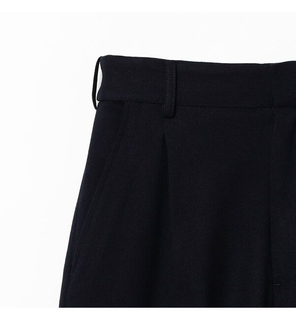 Demi-Luxe BEAMS 「INSCRIRE / フラノ ワイド スラックス パンツ」|チノ|