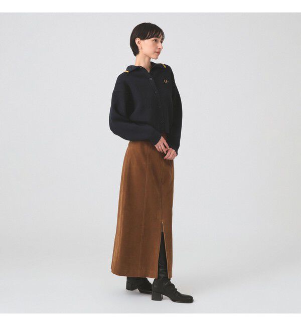 Ray BEAMS 「フロッキー ジップ スリット スカート」|スカート|