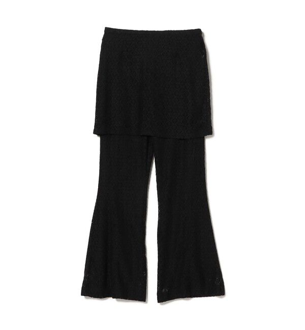 Ray BEAMS 「レース スカート セット フレア パンツ」|チノ|