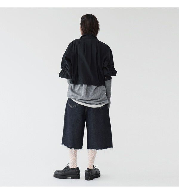 BEAMSBOY「maturely / コットン シルク ジッパー ブルゾン」|ブルゾン・スタジャン|