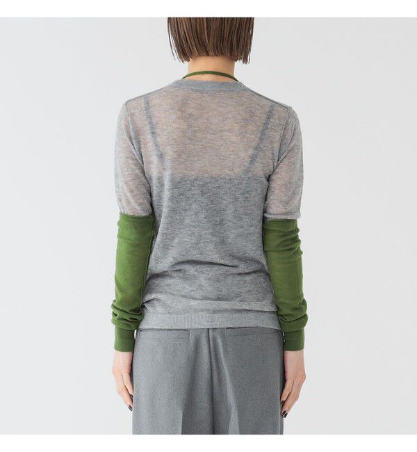 BEAMSBOY「maturely / ウール ショートスリーブ アンド アームカバー」|ニット・セーター|