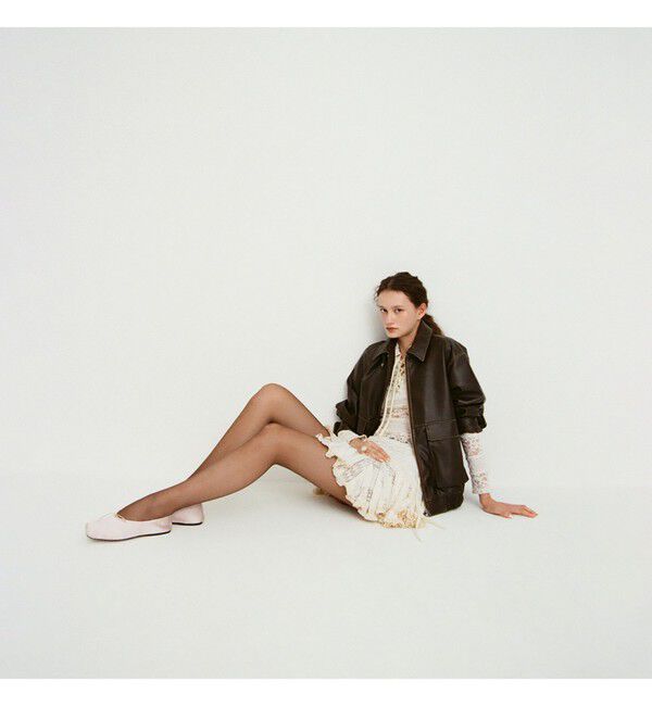 Ray BEAMS 「フェイクレザー フライト ジャケット」|ブルゾン・スタジャン|