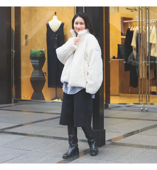 Demi-Luxe BEAMS 「【WEB限定】TATRAS / LUELA ボア ブルゾン」|ブルゾン・スタジャン|