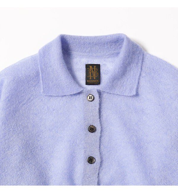 Demi-Luxe BEAMS 「【別注】BATONER / シアー モヘヤ ポロニット」|ニット・セーター|