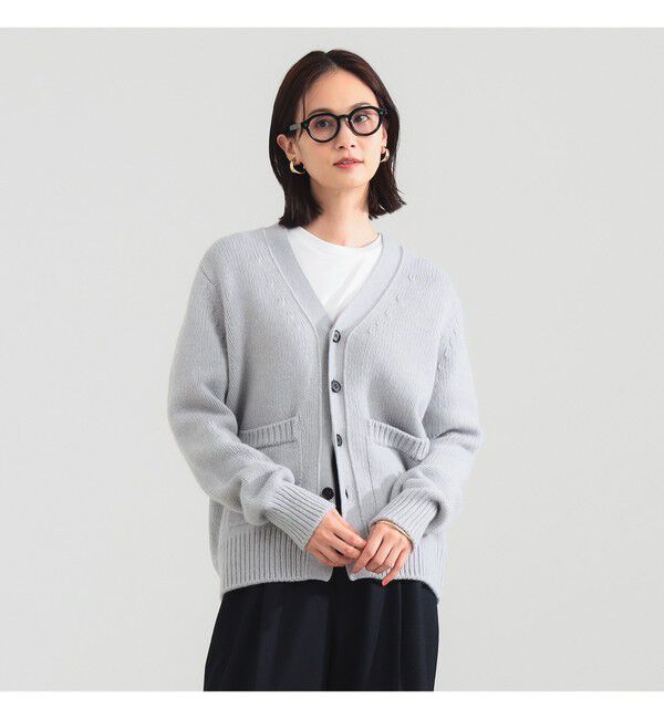 Demi-Luxe BEAMS 「【別注】SLOANE / 5ゲージ Vネック カーディガン」|ニット・セーター|