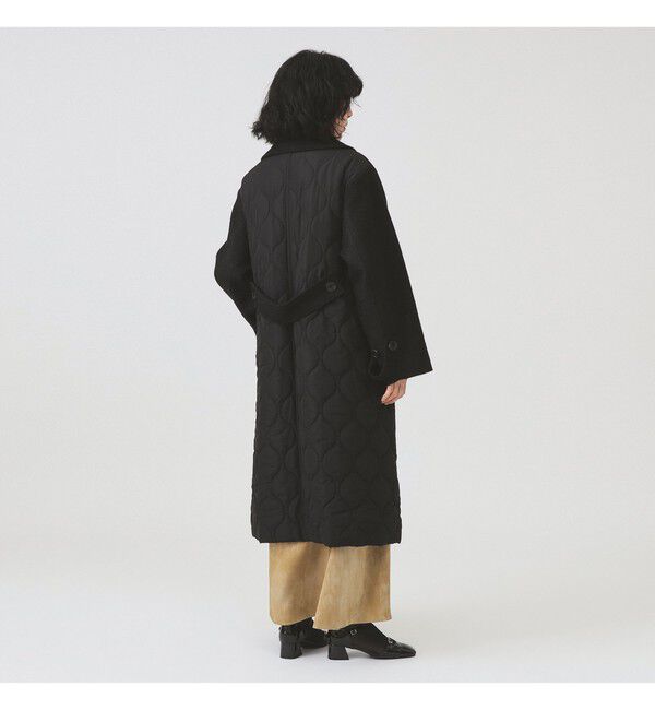 Ray BEAMS 「RBS / キルティング キリカエ コート」|ダッフルコート|
