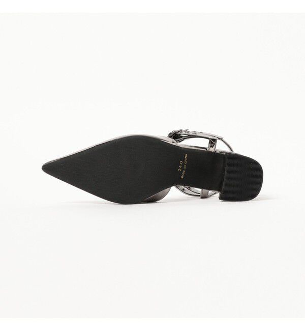 Ray BEAMS 「ダブル ベルト ヒール パンプス」|パンプス|