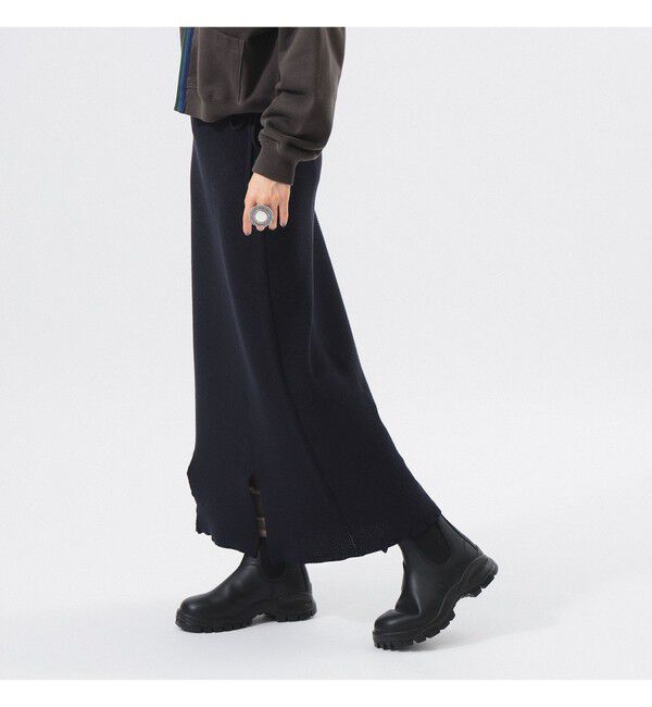 BEAMSBOY「ミリタリー ニット スカート」|スカート|