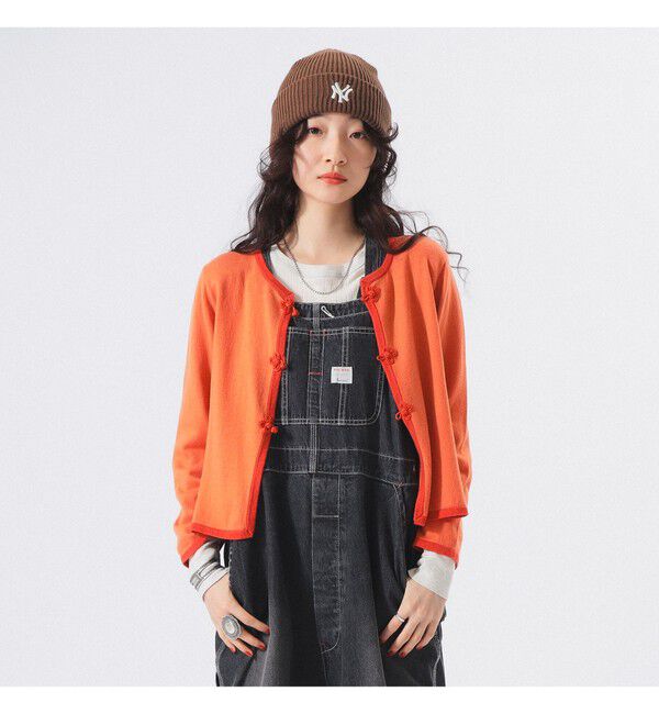 BEAMSBOY「12ゲージ チャイナ トリム カーディガン」|ニット・セーター|