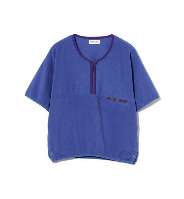 BEAMSBOY「フリース ハーフジップ ショートスリーブ」|ベスト・ジレ|