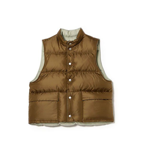 BEAMSBOY「リバーシブル ダウン ベスト」|ベスト・ジレ|