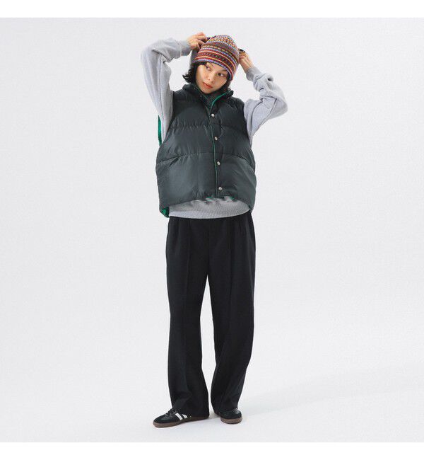 BEAMSBOY「リバーシブル ダウン ベスト」|ベスト・ジレ|