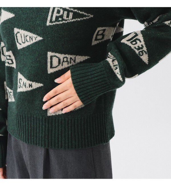 BEAMSBOY「ペナント ニット プルオーバー」|ニット・セーター|