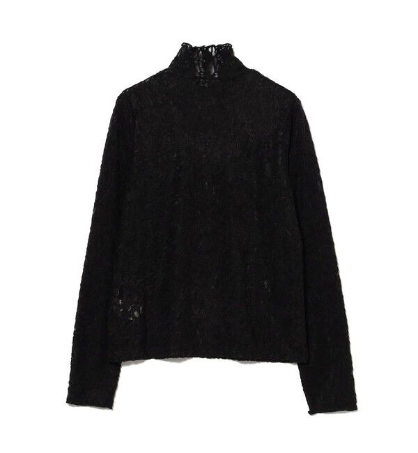 Ray BEAMS 「レース ジャガード ハイネック トップス」|Tシャツ・カットソー|