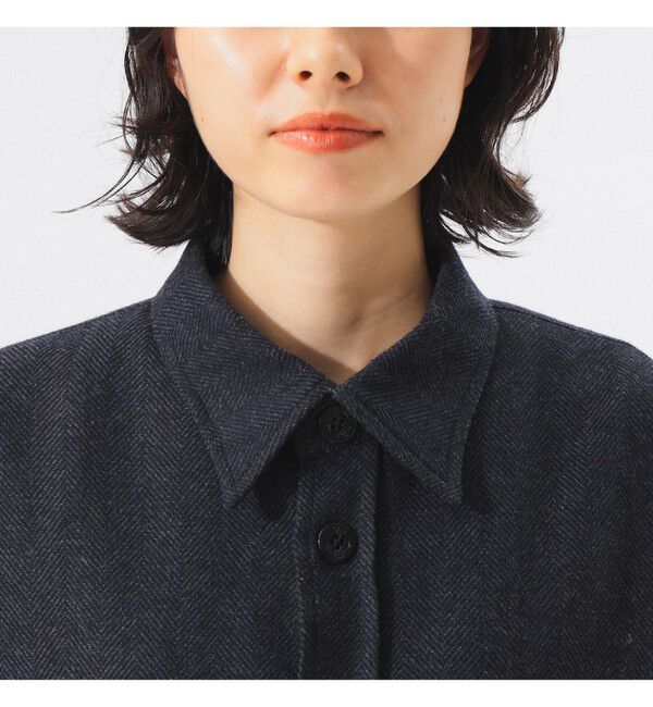 BEAMSBOY「ショート ヘリンボーン CPO ジャケット」|ブルゾン・スタジャン|