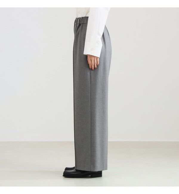 Demi-Luxe BEAMS 「ウールライク イージーパンツ」|チノ|