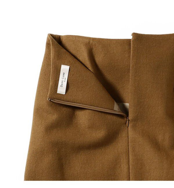 Demi-Luxe BEAMS 「ウール ジャージ リボン スカート」|スカート|