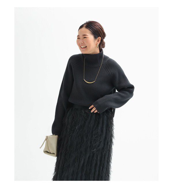 Demi-Luxe BEAMS 「サイドジップ リブ プルオーバー ニット .M」|ニット・セーター|