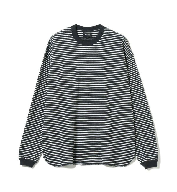BEAMS「ルーズ クルーネック サーマル」|Tシャツ・カットソー|
