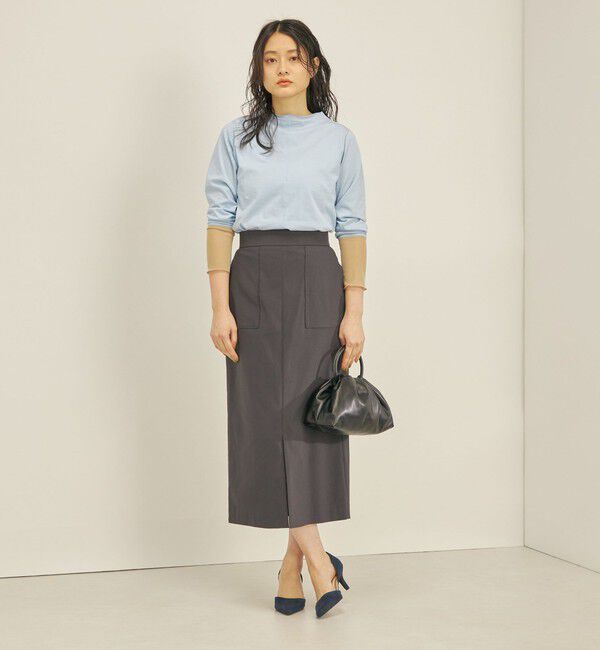 SHIPS for women「〈手洗い可能〉ハイストレッチ カラー タイト スカート」|スカート|