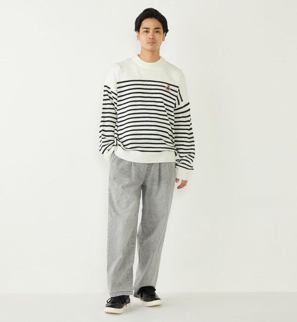 SHIPS Colors 「SHIPS Colors: テーパード ワイド トラウザー デニム◇」|デニム|