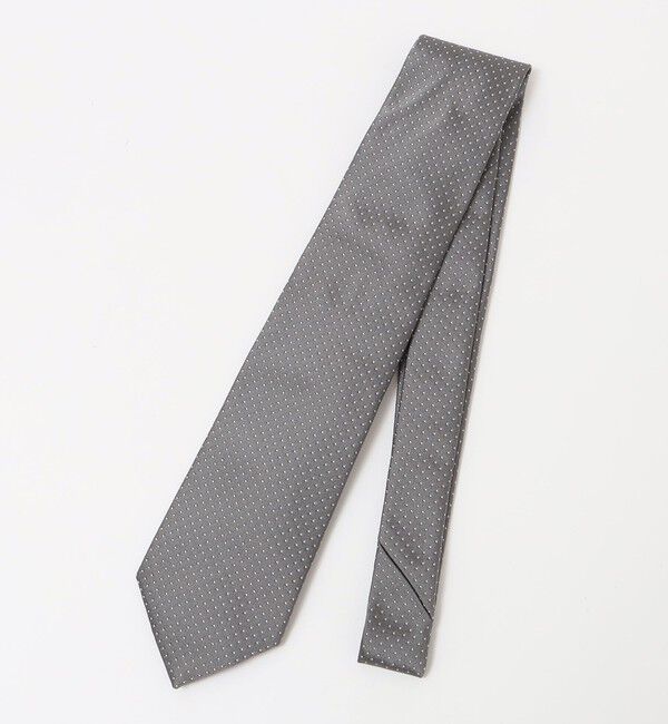 SHIPS「SHIPS: フォサッティ サテン ピンドット ネクタイ」|ネクタイ・蝶ネクタイ|