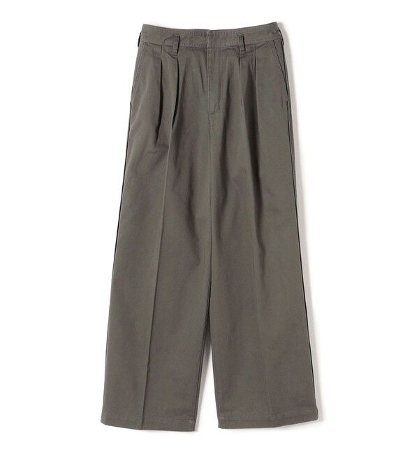 SHIPS for women「* 〈手洗い可能〉2タック ワイド チノパンツ ◇」|チノ|