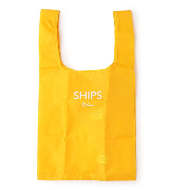 SHIPS Colors 「SHIPS Colors:〈手洗い可能〉リサイクル エコバッグ (S)」|エコバッグ|イエロー