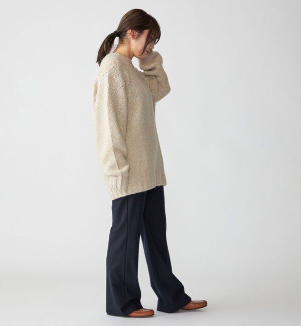 SHIPS「SHIPS: フラッフィー メランジ クルーネック プルオーバー ニット」|ニット・セーター|