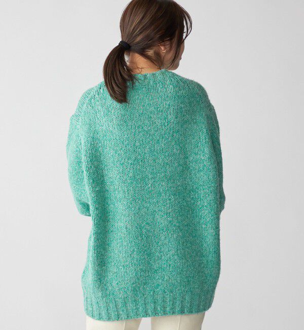 SHIPS「SHIPS: フラッフィー メランジ クルーネック プルオーバー ニット」|ニット・セーター|