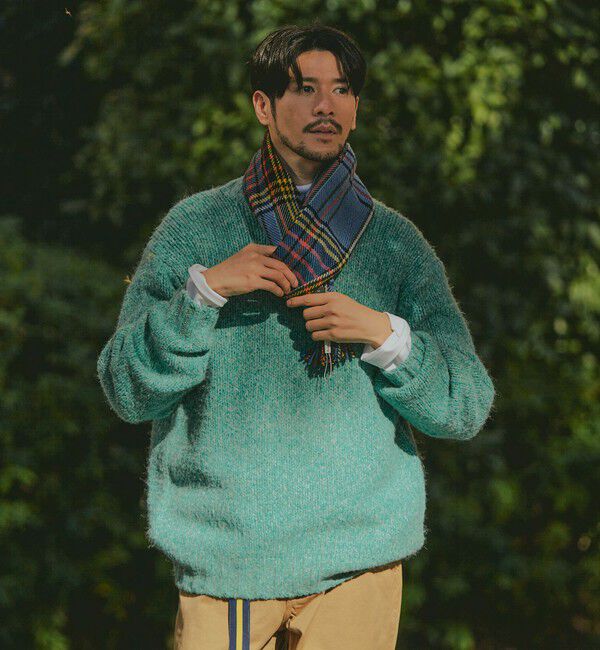 SHIPS「SHIPS: フラッフィー メランジ クルーネック プルオーバー ニット」|ニット・セーター|