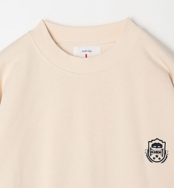 SHIPS any「【WEB限定】SHIPS any: アイビーライク ワンポイント 刺繍 ロゴ スウェット 24FW◇」|スウェット・ジャージ|