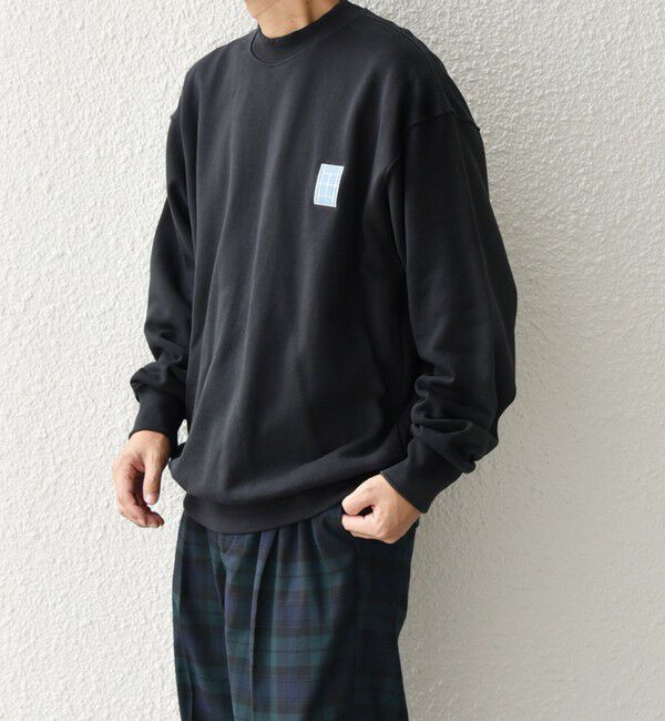 SHIPS any「【WEB限定】SHIPS any: アイビーライク ワンポイント 刺繍 ロゴ スウェット 24FW◇」|スウェット・ジャージ|