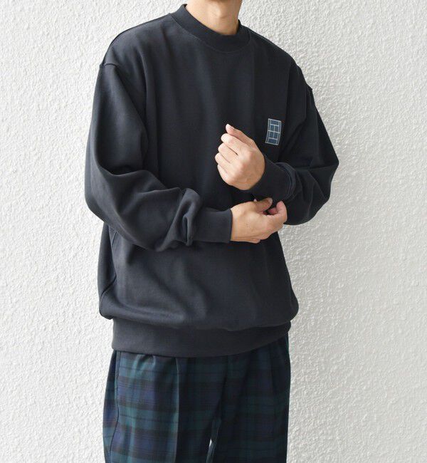 SHIPS any「【WEB限定】SHIPS any: アイビーライク ワンポイント 刺繍 ロゴ スウェット 24FW◇」|スウェット・ジャージ|