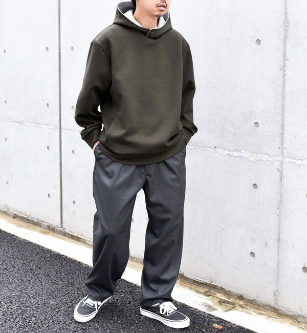 SHIPS any「SHIPS any: ダブルフェイス ポンチ スナップ パーカー 24SS◇」|パーカー|