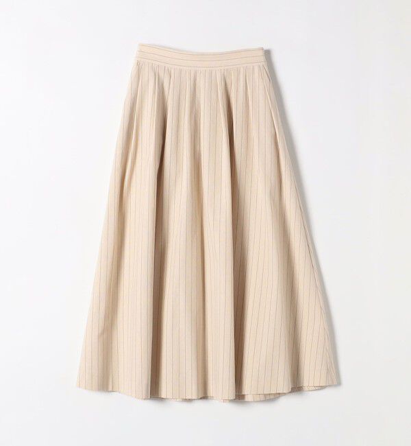 SHIPS any「SHIPS any:〈洗濯機可能〉リネン ミックス ギャザー ロング スカート」|スカート|