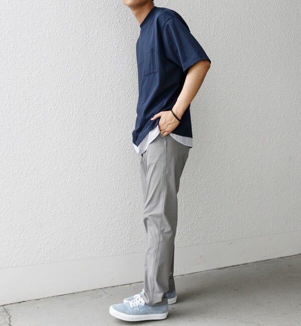 SHIPS any「SHIPS any:〈洗濯機可能/撥水〉4WAYストレッチ スリム テーパード テック チノ パンツ◇」|チノ|