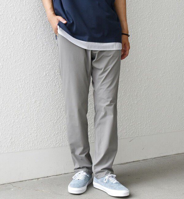 SHIPS any「SHIPS any:〈洗濯機可能/撥水〉4WAYストレッチ スリム テーパード テック チノ パンツ◇」|チノ|