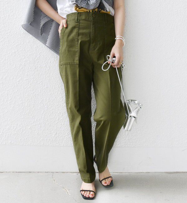 SHIPS for women「〈洗濯機可能〉ミリタリー ベイカー パンツ」|その他|