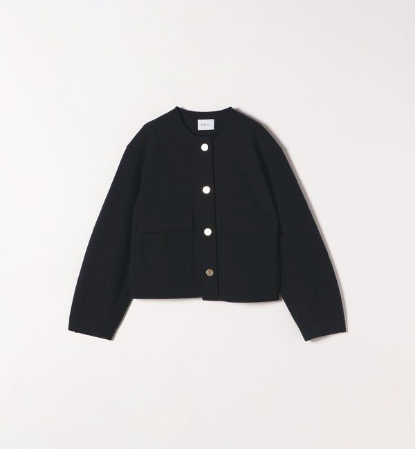 SHIPS any「SHIPS any: エア ニードル ポケット コンパクト ノーカラー ジャケット」|ノーカラージャケット|