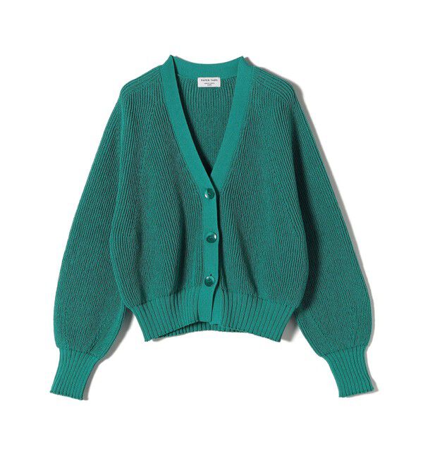 SHIPS for women「〈手洗い可能〉ペーパー ポリエステル Vネック カーディガン」|カーディガン|