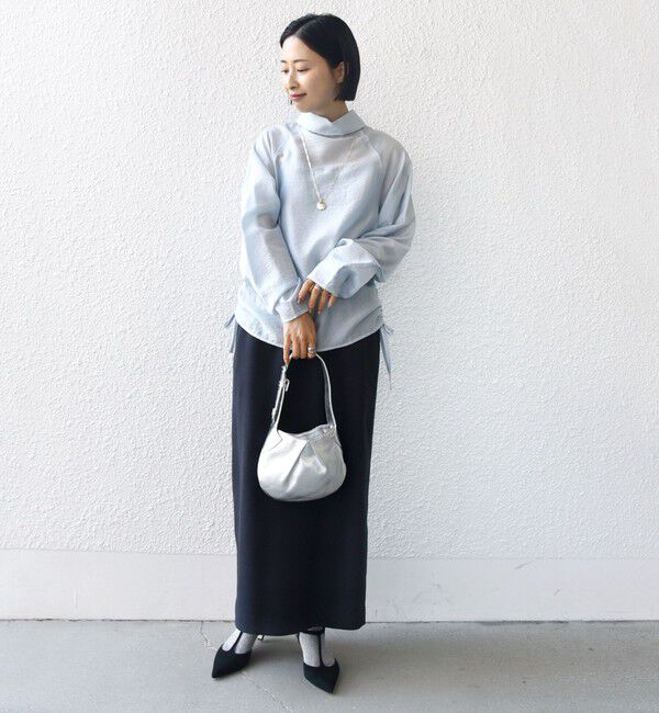 SHIPS for women「【WEB限定】〈洗濯機可能〉シアー ハイネック 2WAY ブラウス」|シャツ・ブラウス|