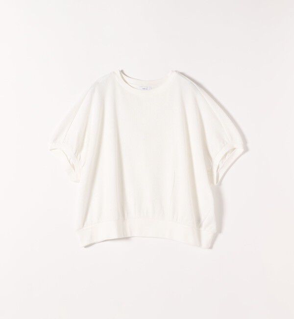 SHIPS any「SHIPS any:〈洗濯機可能〉ワッフル ワイド コクーン ドルマン TEE」|Tシャツ・カットソー|