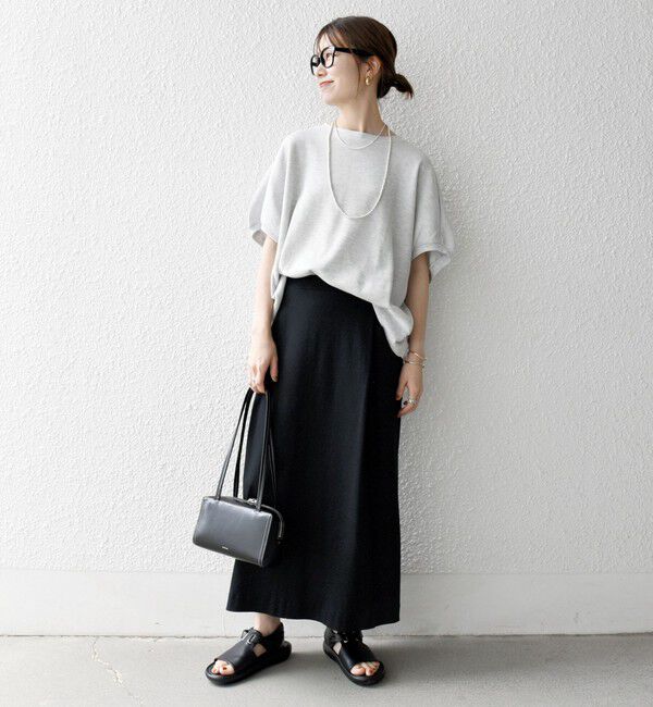 SHIPS any「SHIPS any:〈洗濯機可能〉ワッフル ワイド コクーン ドルマン TEE」|Tシャツ・カットソー|